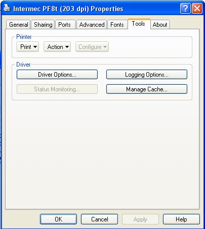 2 Open your Barcode Printer Properties window: In Windows XP, click the Start button and select Printers and Faxes.