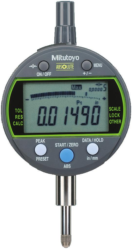 4 Indicators DIGIMATIC ID-C With Max/Min Value Holding Function Features both a Key Lock and Parameter