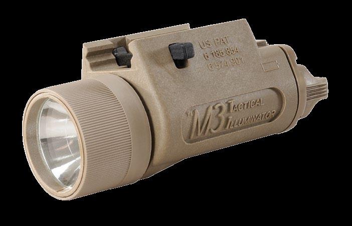 Known for its rugged reliability, the M3 delivers a peak output of 90+ lumens and features Insight s patented Universal Slide-Lock interface for easy, tool-free mounting.