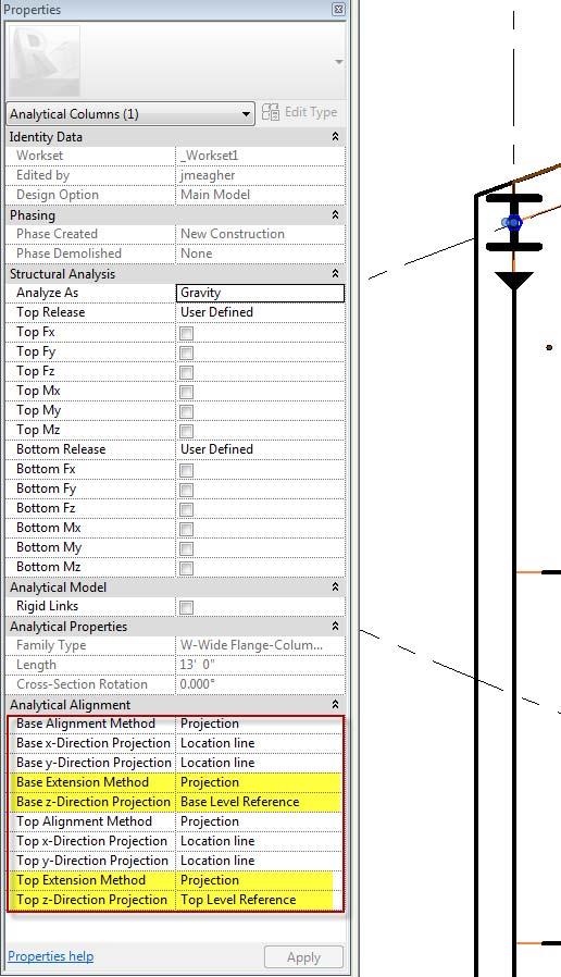 Step 13 Export model back to analysis software Step 14 Repeat steps 9 thru 13 as often as required Step 15 Print contract documents Adjusting the Analytical Model With the release of Revit Structure