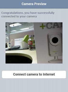 connected to +Cam successfully.
