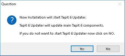 10. Installation is in progress. Please wait until it is completed. Do not interrupt this process. It may take some time. 11. Tapit 6 files have been installed. Click on Finish. 12.