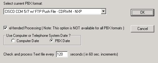 COM Port select this option if SMDR data is collected via COM Port. Text File select this option if SMDR data is collected via IP Collector, CDR Loader, NEC Collector or another utility.