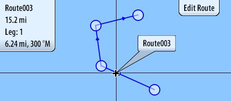 PLOT MARK GO TO VESSEL Creating new routes by using the cursor You can create a new route on the Chart panel as follows: 1 Press the PLOT key and select the