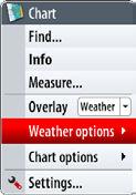 You turn the optional weather