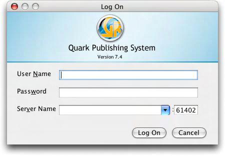 7: QPS SCRIPT MANAGER Log on to your QPS Server to use QPS Script Manager. 2 Enter your user name, password, and QPS Server name, then click Log On.