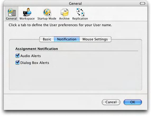 3: QPS CONNECT CLIENT TASKS Choose QPS Connect Client/Edit > Preferences and click Notification to specify how you're notified of assignments.