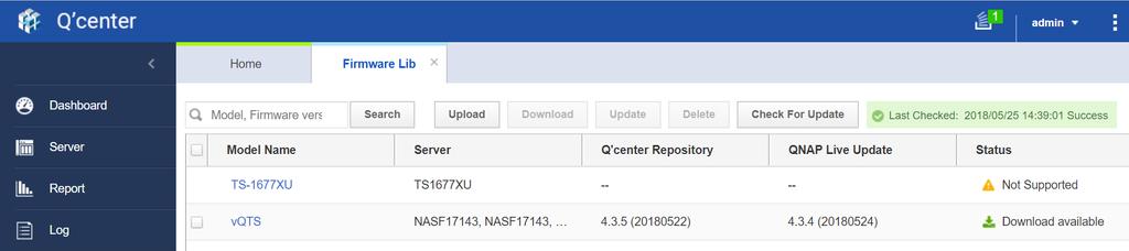 Use Q'center to Update all NAS QTS software update will be released with new security improvements.