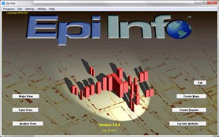 Opening and Navigating Epi Info Epi Info is a Windows-based application; it is easy to navigate and provides all the analysis options at a click of the mouse.