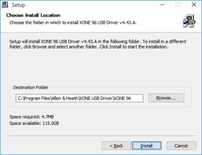 Follow the on-screen instructions as detailed below: The installer will also prompt you through the