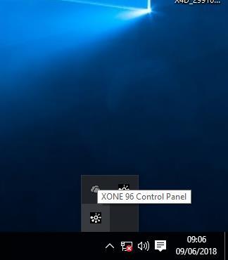 Connect the XONE:96 to your PC via USB 1 or 2 The corresponding USB 1/ 2 ACTIVE indictor illuminates BLUE when the mixer is powered ON.