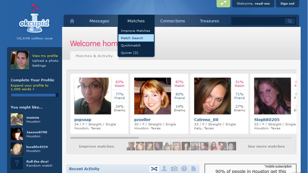 okcupid predicts people you might based on
