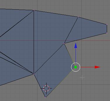 Box select the top group of vertices