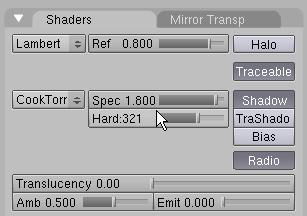 In the Shaders Panel set the SPEC to 1.