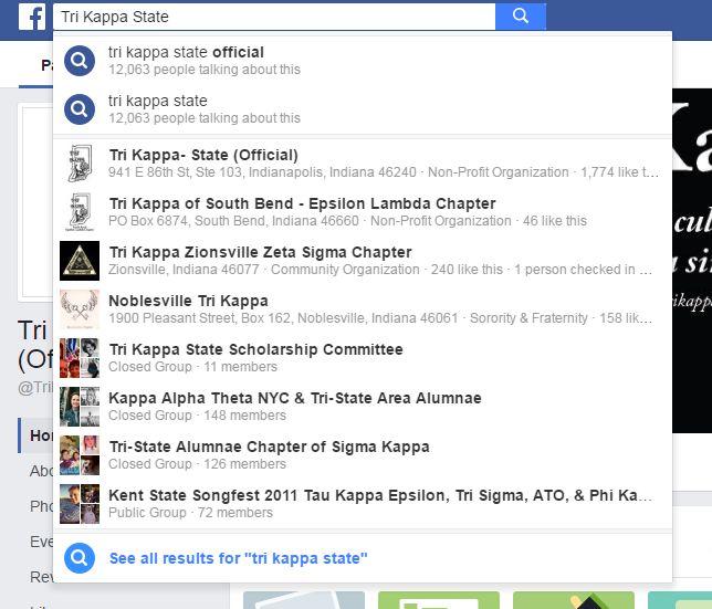 Official State Facebook Page Login to Facebook Search
