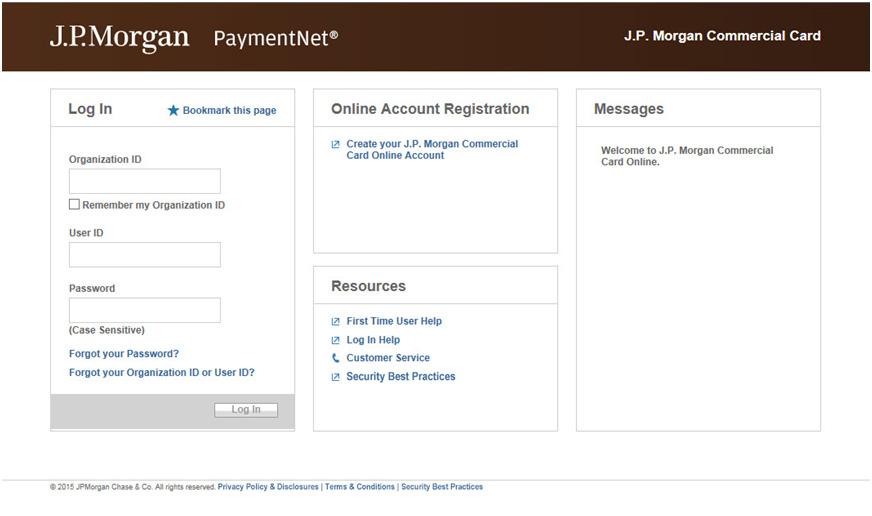 fflogging In This topic describes how to access PaymentNet after you have logged in for the first time. For instructions on how to log in for the first time, refer to the Log In Quick Reference Card.