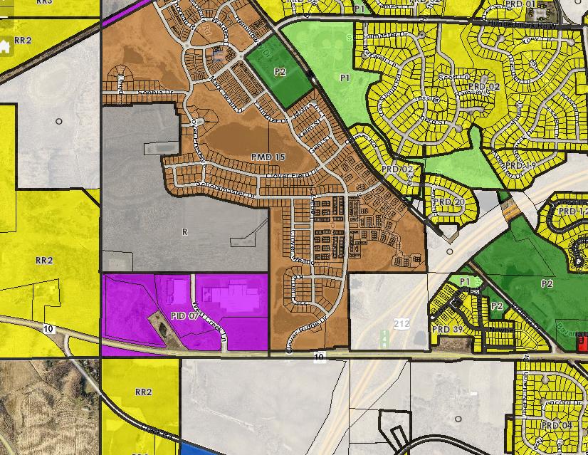 ZONING MAP SITE *REZONING TO PLANNED INDUSTRIAL