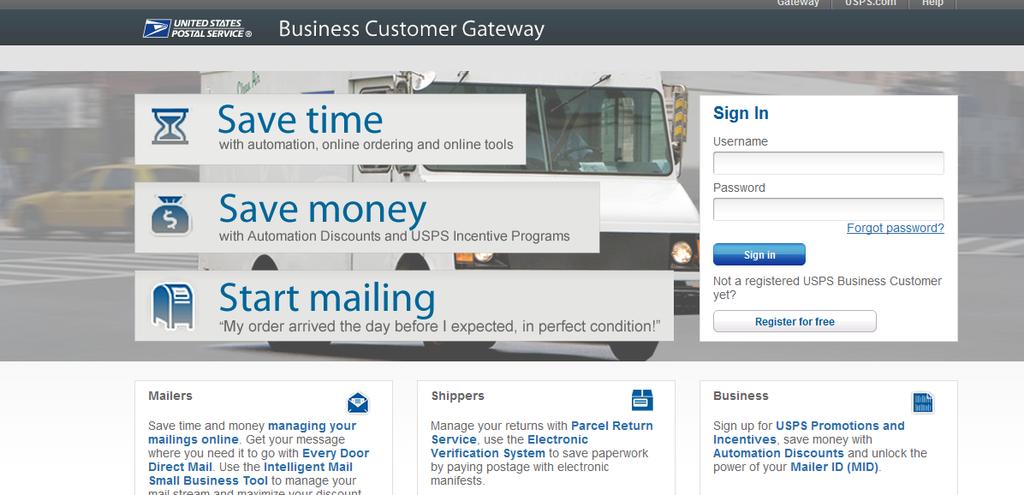 Business Customer Gateway All users who wish to participate in Click-N-Ship Business Pro