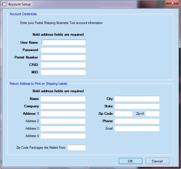 Account Setup Business Customer Gateway User Name and Password Customers find this information in Online Enrollment: Permit Number on the Manage Payment Accounts tab; CRID/MID on the Manage Shipping