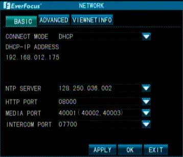 1.4.1 Basic According to your network environment, select Static IP or DHCP to configure an IP address for the DVR.