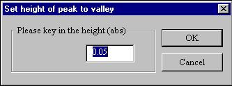 6.4.4 THRESHOLD The threshold value measures the absorbance from a valley to peak. If the value is greater than the one you choose for Threshold, the instrument will detect it and report it as a peak.