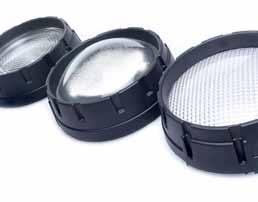 Lenses and filters Lamps Martin offers a variety of narrow to wide angle lenses, diffusers and filters useful in manipulating the light beam.