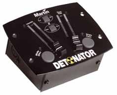 Detonator The Detonator is an optional, dedicated remote control tool for easy command of the Atomic strobe s flash rate and intensity.