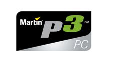 P3-PC System Controller The P3-PC works as a PC-based P3 System Controller for smaller Martin LED display setups up to 20000 pixels; as an off-line editor for the P3-100 and P3-200 System Controllers
