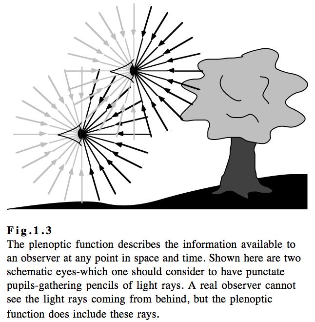 Lighting models: Plenoptic function Radiance as a function of position and direction Radiance as a function of position,