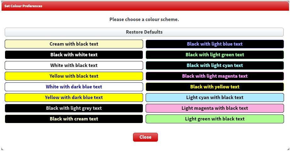 Learner Journey cont d Additional features within the exam interface The button allows a change of colour scheme.