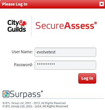 2. Log in with your SecureAssess username and password to access the SecureClient Admin Console. 3.