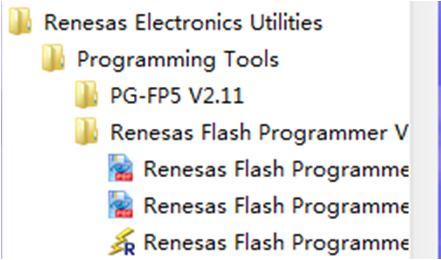 Renesas Flash Programmer Programmer(1) 1.
