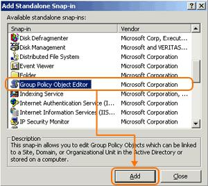 Troubleshooting 25 In the Group Policy Wizard window, click Finish. Close the Add Standalone Snap-in window, and click OK in the Add/Remove Snap-in window to save the changes. 3.