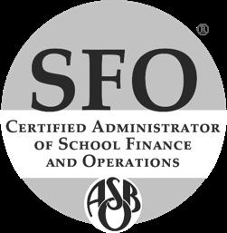 the highest standards of school business management practices.