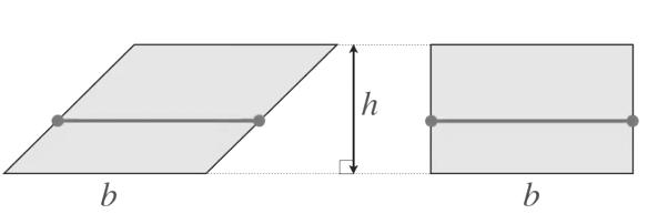 parallel to the two planes intersects both solids in cross-sections of
