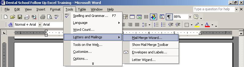 The New and Improved Mail Merge Mail Merge has changed dramatically from the older versions of Word. They just forgot to tell anyone!