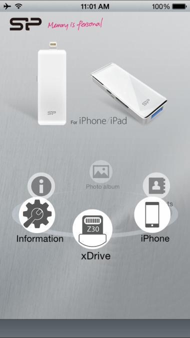 Files synchronize between xdrive Z30 and ios devices Files encryption Dropbox/Google Drive files upload and download 3. System Requirements Operating system: ios 7.0 above Download link: http://www.