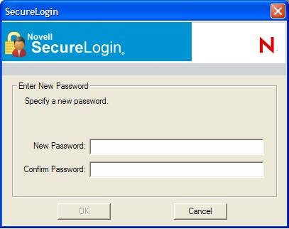 3 Specify the new password and confirm the new password. IMPORTANT: Ensure that the password policy you have set in Step 13 is adhered. 4 Click OK.