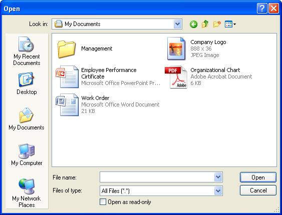 Materials Tab Inserting Conference Materials Click on [Insert] Navigate to the file