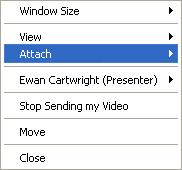 Video Conferencing End User Control - Attach Some features may not be available