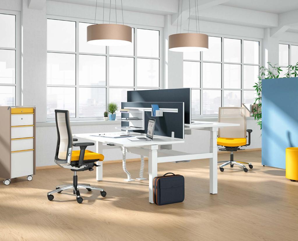 THE RIGHT WORKING HEIGHT FOR EVERYONE The TALO.S workbench can be extended to give you as much space as you need THE TALO.