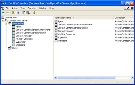 Server 28 Configuration Server Configuration Server is a central repository for configuration data belonging to Contact Center Express desktop applications and is an alternative to ini files residing