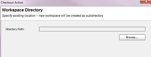 The subdirectory name is the same as the workspace name you specified on the first wizard screen. 5.