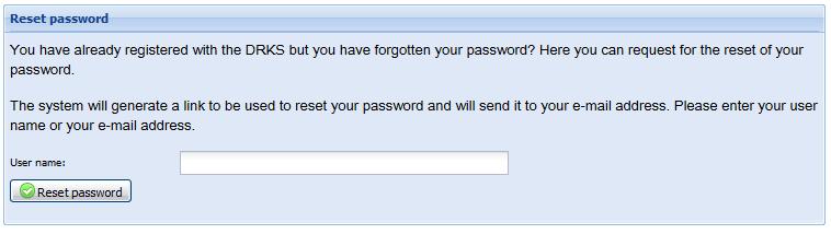 You need your username and your password to log in to the system.
