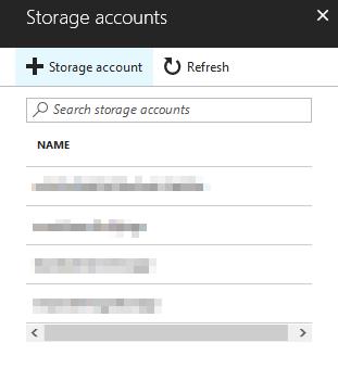 A second pane, Storage accounts, opens to the right of the Attach unmanaged pane. f.