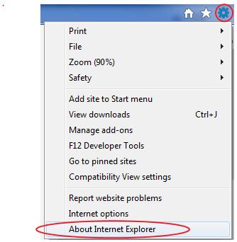 To Find Your Internet Browser Version Microsoft Internet Explorer 1.