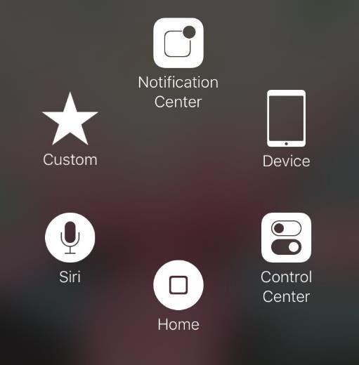 By tapping the appropriate icon, you can go to the Notification Center, Control Center, use