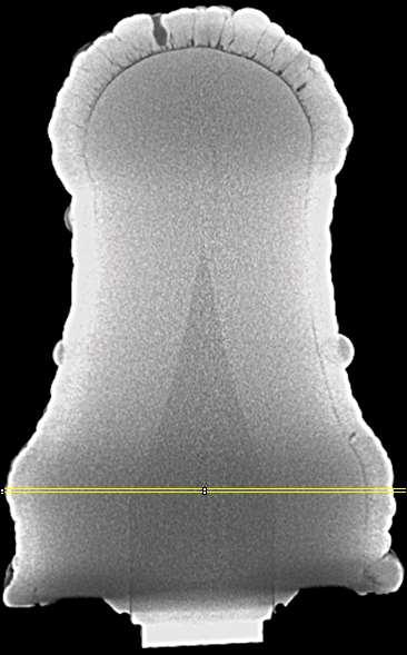 kv, Distance: 165 mm, Voxel size: 26 µm, Projections: 1750