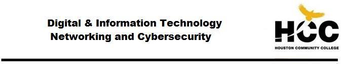ITSY 1342 - Information Technology Security Course Syllabus Spring 2018 Instructor Course Reference Number (CRN) Course Description: Name: Fidelis Ngang Tel: 713-718-5552 Office: Spring Branch, Room