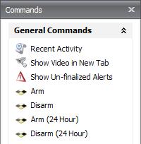 Generic commands There are three commands that appear for most items that are displayed on schematic maps.